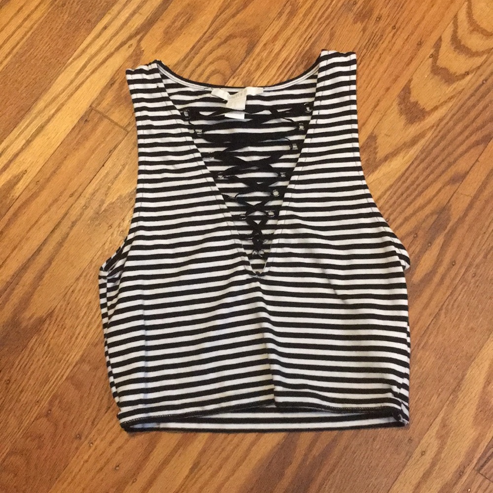 Stripped crop top